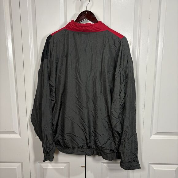 Buckingham Sport Warmup Jacket Mens L Nylon Retro 80s 90s Colorblock Windbreaker - Picture 2 of 7